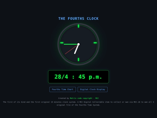 The Fourths Clock System/The Fourths Watch.online   screenshot