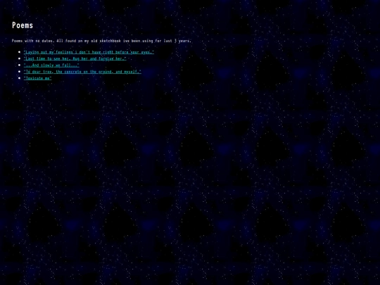 poems screenshot