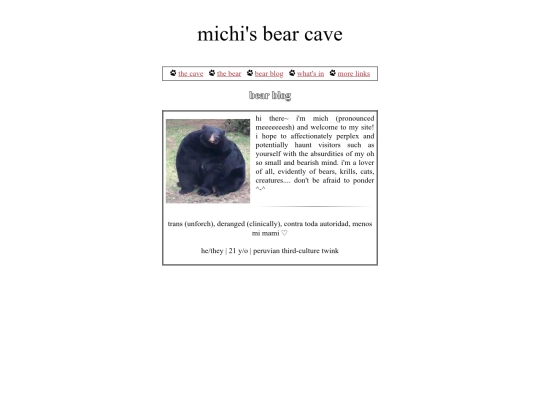bear blog/bearblog screenshot
