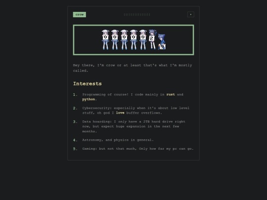 index screenshot