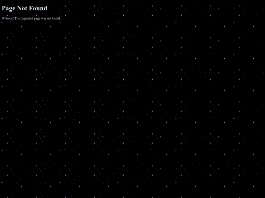 not_found screenshot
