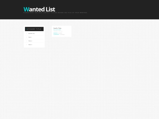 wanted screenshot