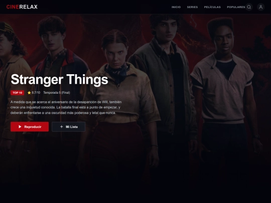 cinerelax screenshot