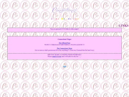 links screenshot