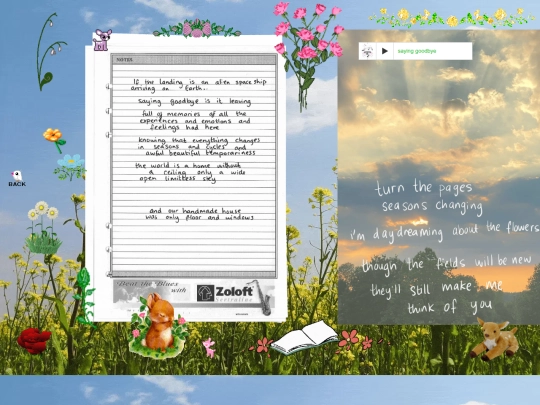sayinggoodbye screenshot