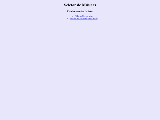 pages/musicas/seletor screenshot