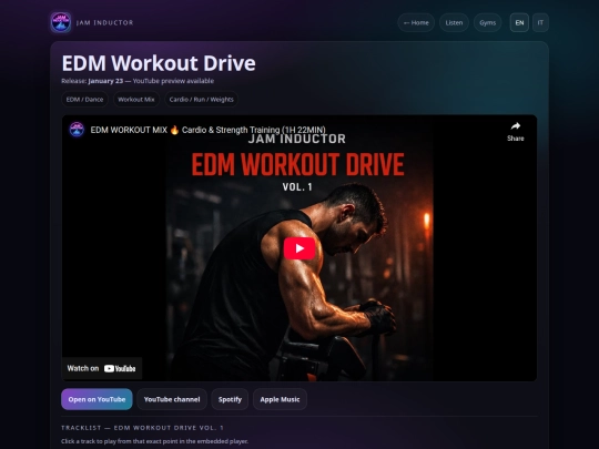 releases/edm-workout-drive screenshot