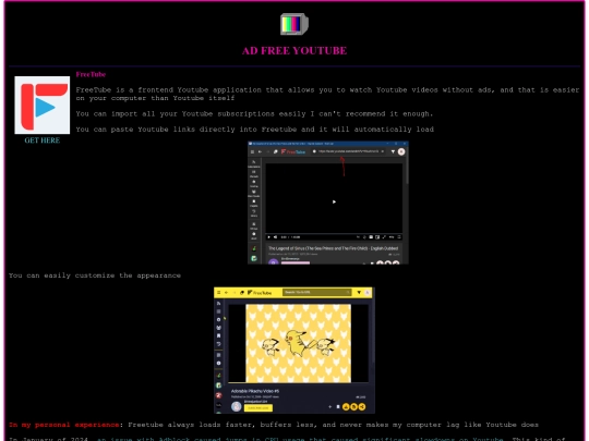 FreeTube screenshot