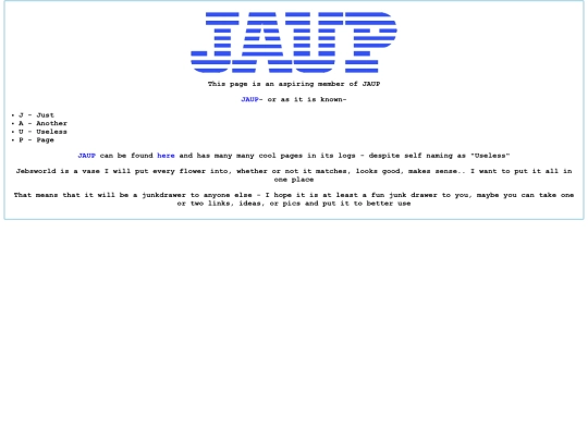JAUP screenshot