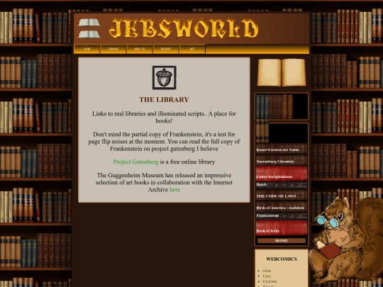 library screenshot