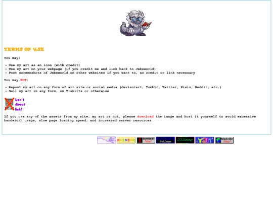 termsofUse screenshot