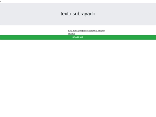 Remedial/subrayado screenshot
