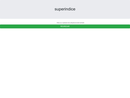 Remedial/supindice screenshot