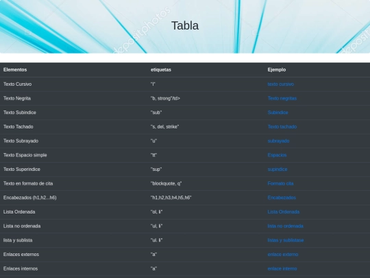 Remedial/tablas screenshot
