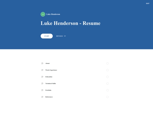 index screenshot