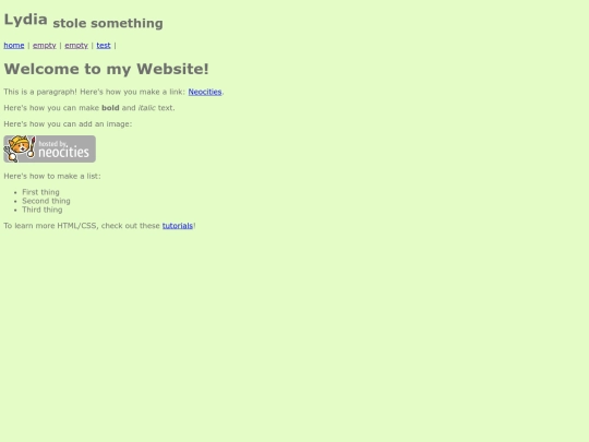 test screenshot
