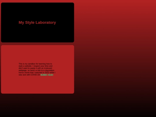 stylesandbox screenshot