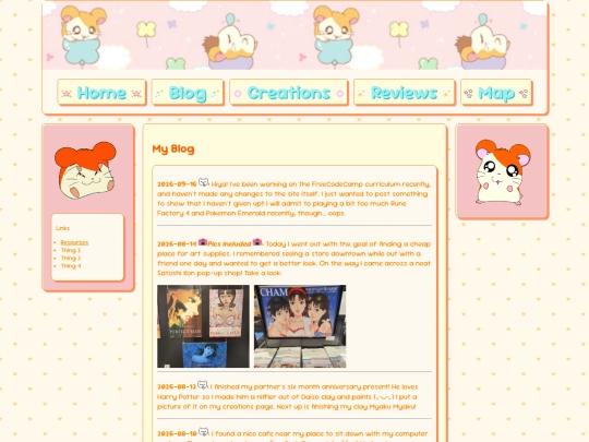 blog screenshot