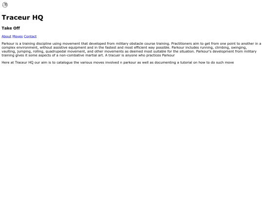 Pages/About screenshot