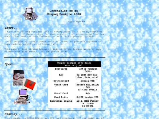 pages/computers/systems/deskpro6000/deskpro6000 screenshot