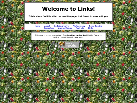 pages/links screenshot