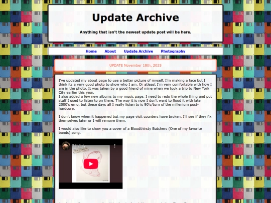 pages/updates screenshot