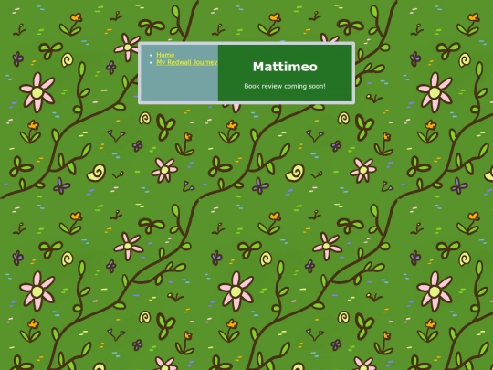 redwall-books/mattimeo screenshot