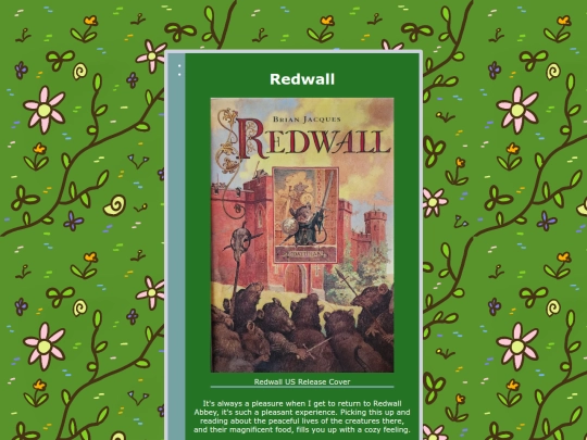 redwall-books/redwall screenshot