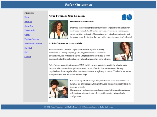 SafeOutcomes screenshot