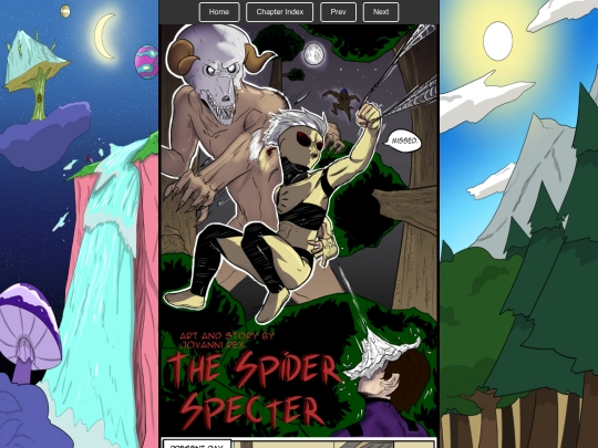 Comic Chapters/Spider Specter/SSCH1 screenshot