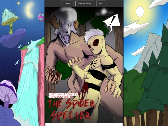 Comic Chapters/Spider Specter/SSPrologue screenshot
