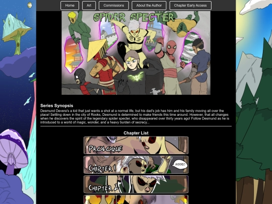 Site Page/SpiderSpecter screenshot
