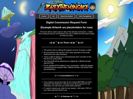 Site Page/commission screenshot