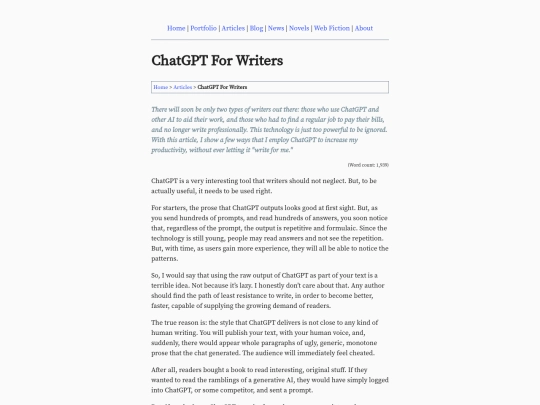 articles/chat-gpt-for-writers screenshot