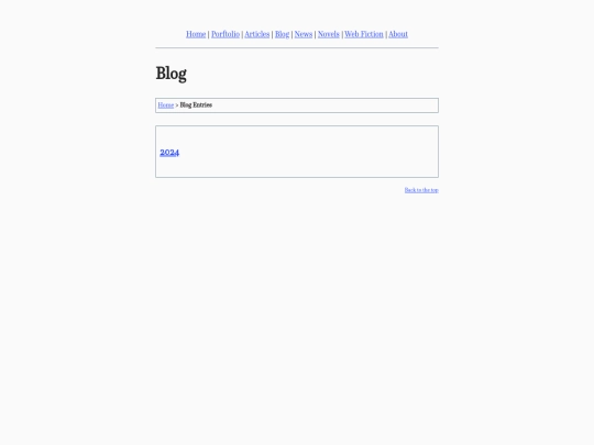 blog screenshot