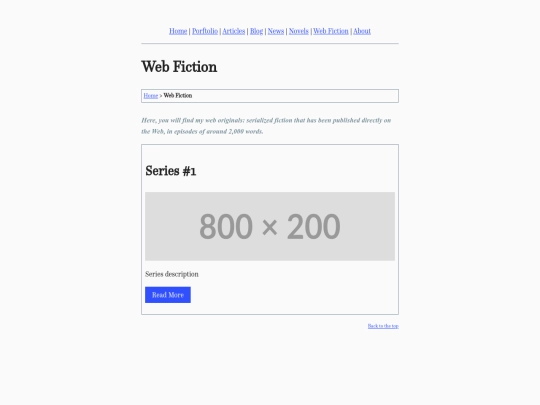 webfic screenshot
