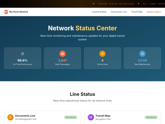 pages/system_status screenshot