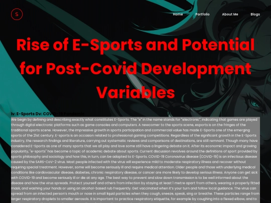 Blogs screenshot