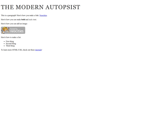 index screenshot