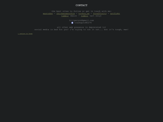 contact screenshot