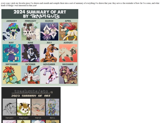 projects/summaries screenshot