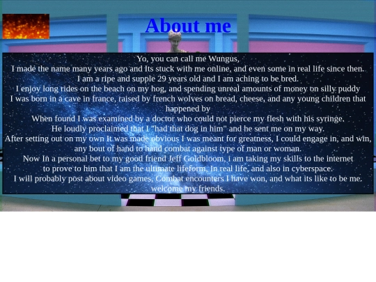 aboutme screenshot