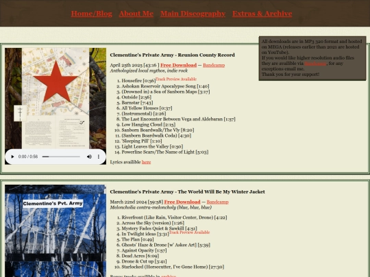 discography screenshot
