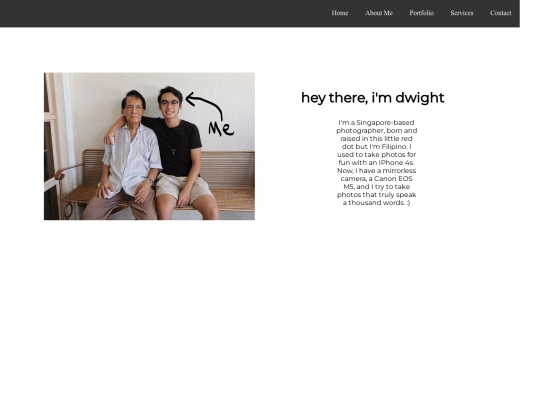 aboutme screenshot