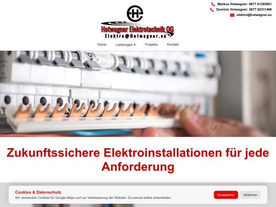 elektroinstallationen screenshot