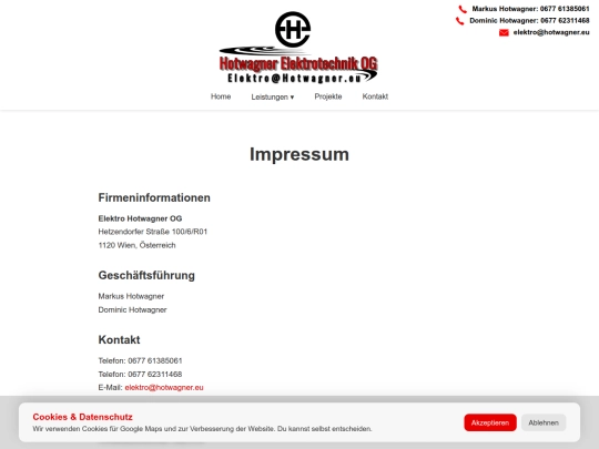 impressum screenshot