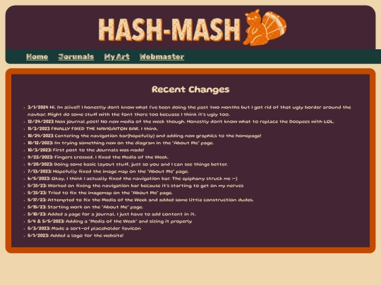 changelog screenshot