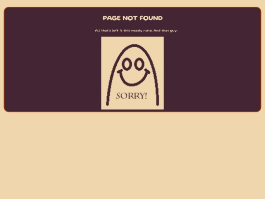 not_found screenshot