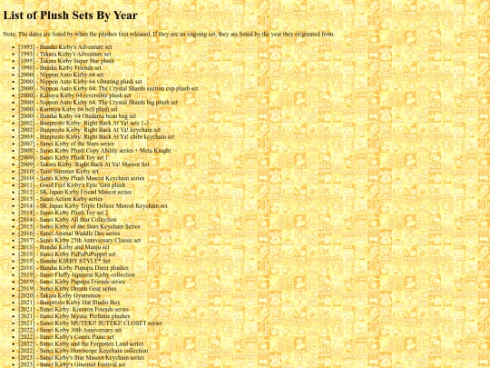 list/sets screenshot