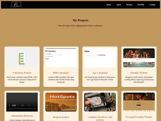portfolio screenshot